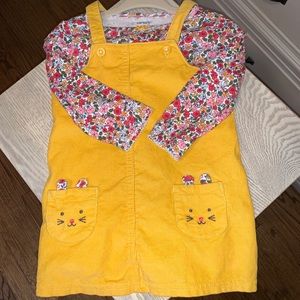 Corduroy dress set! NWOT Bunny detail/ Easter